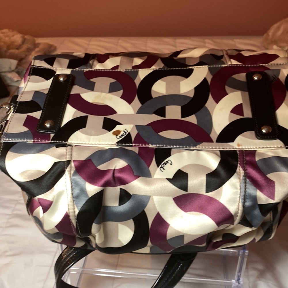 Coach Medium Size Bag Multiple Colorful C Through… - image 4